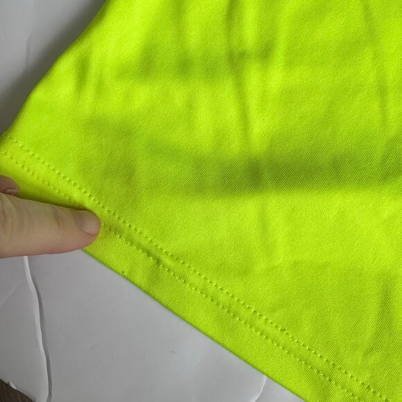 Under Armour Yellow Athletic Short Sleeve Tee - Large - Picture 2 of 4